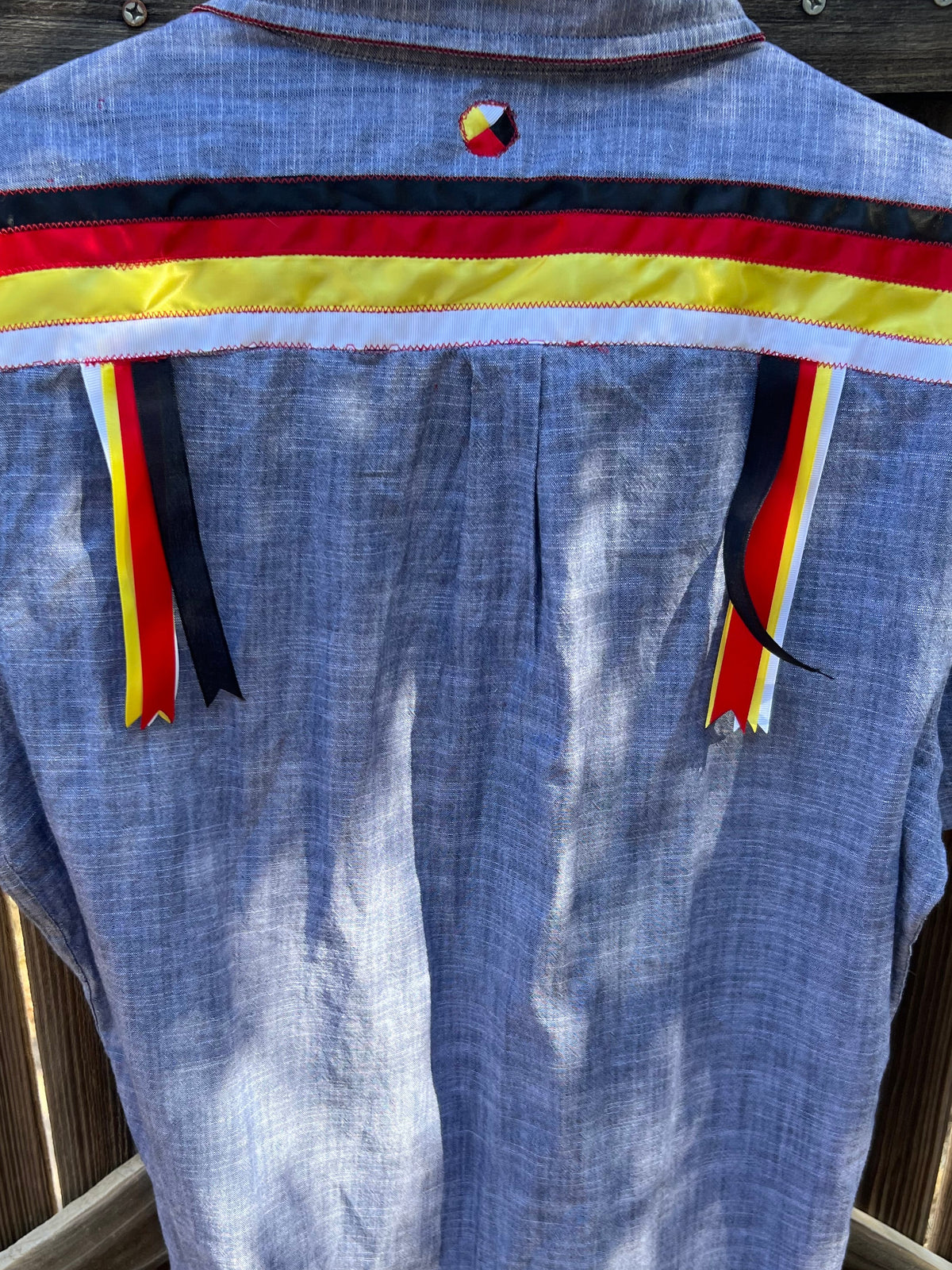 Mens Ribbon Shirt - Large