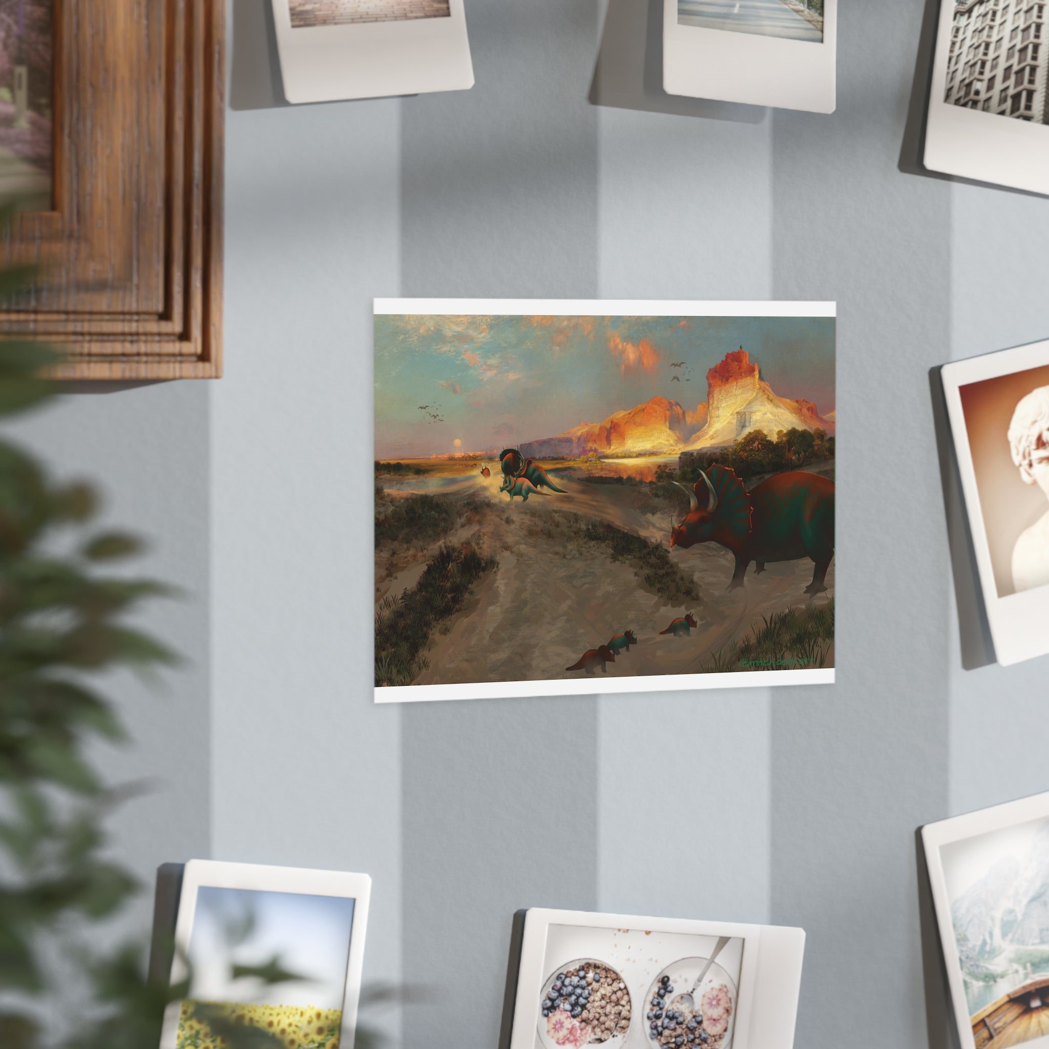 Triceratops Creek (Print)