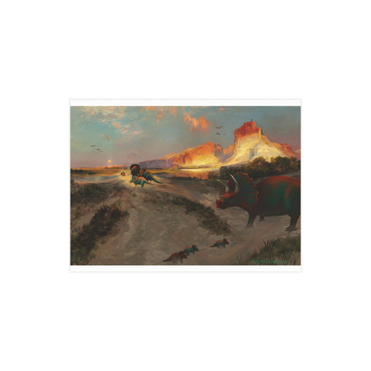 Triceratops Creek (Print)