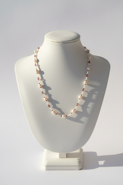 Beaded Pearl Necklace