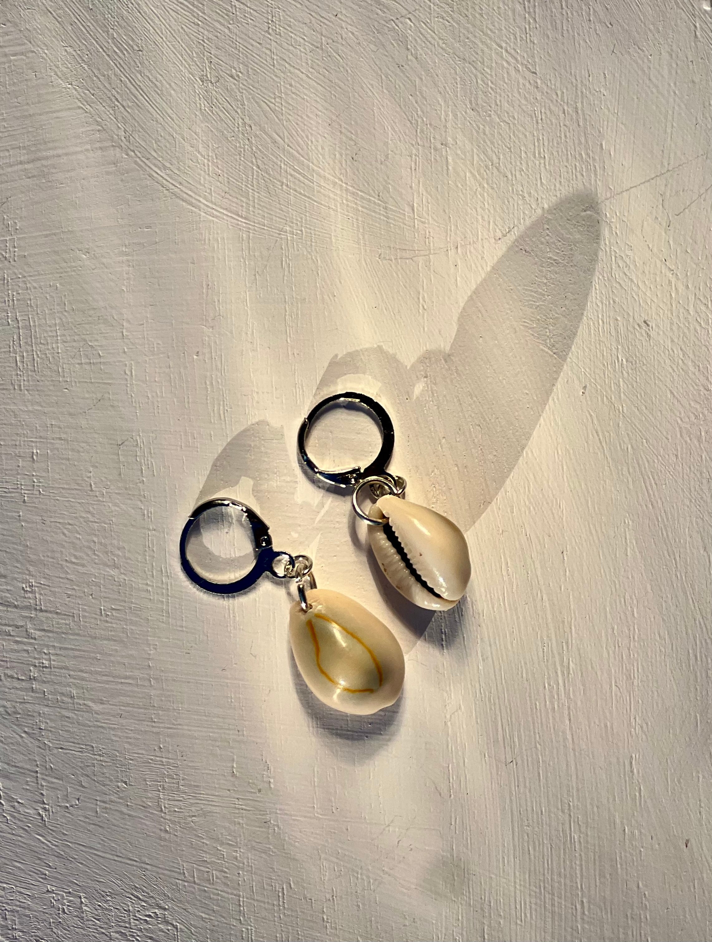 Cowrie Shell Drop Earrings